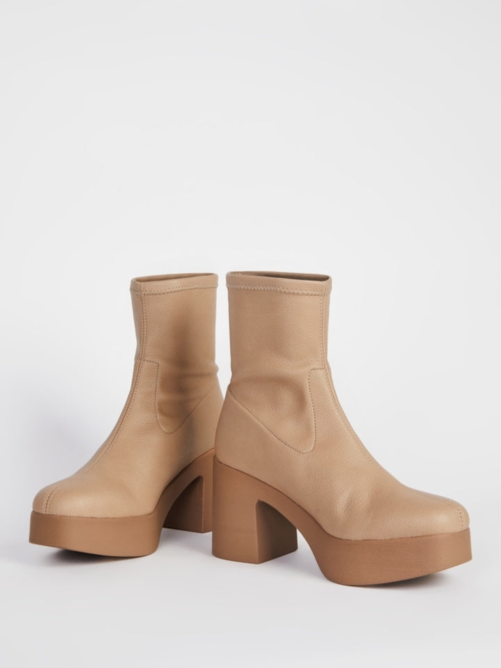 Intentionally Blank Marlowe Vegan Leather Platform Boots - Size EU 41/US 10